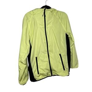 H&M Neon Green Windbreaker Size Small